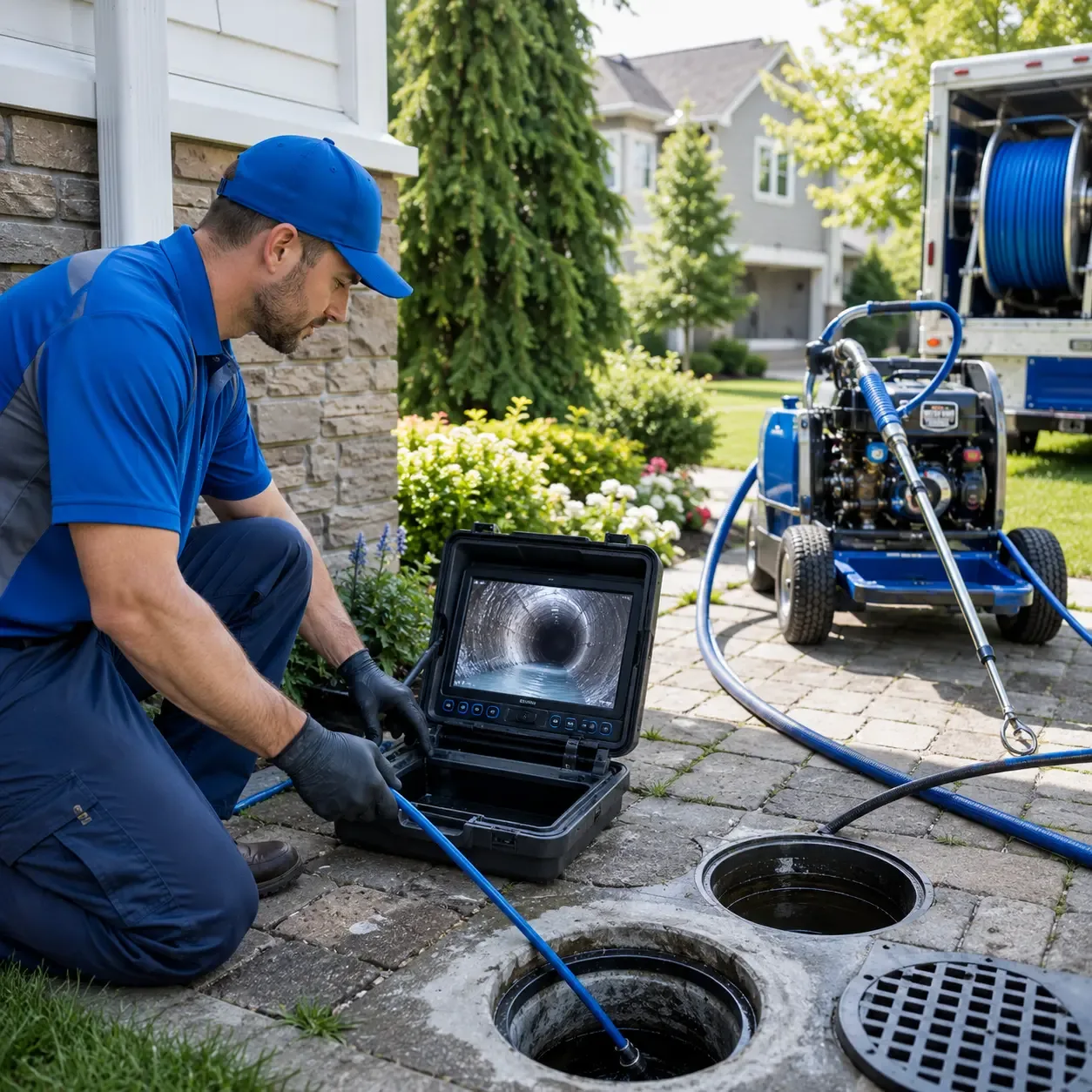 Outdoor drain cleaning professionals serving Talihina, OK